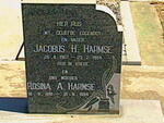 HARMSE Jacobus H. 1907-1984 & Rosina A. 1910-1994