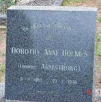 HOLMES Dorothy Anne formerly ARMSTRONG 1900-1979