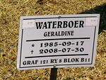WATERBOER Geraldine 1985-2008