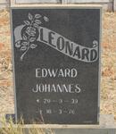 LEONARD Edward Johannes 1939-1976
