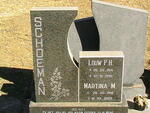 SCHOEMAN Louw P.H. 1914-1995 & Martina M. 1916-2009