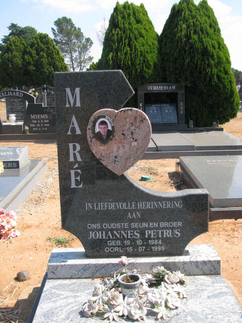 MARÉ Johannes Petrus 1984-1999