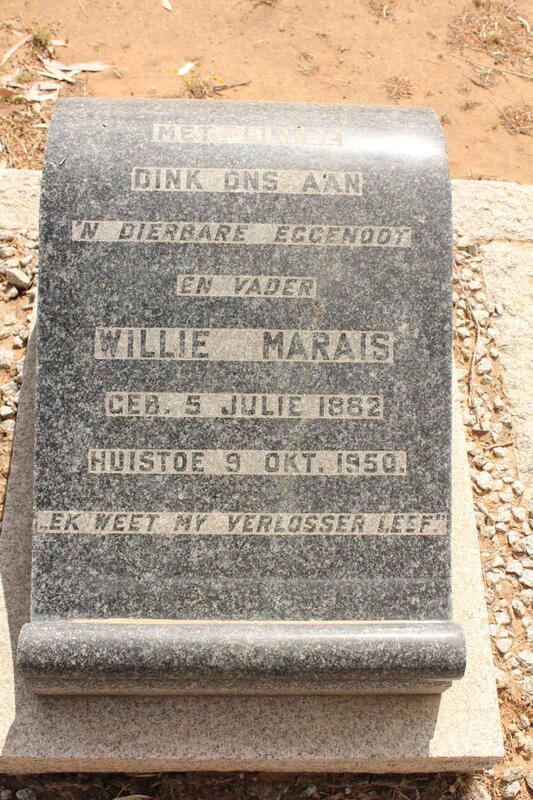 MARAIS Willie 1882-1950