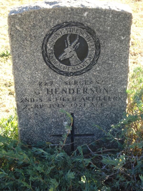 HENDERSON G. -1921