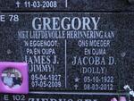GREGORY James J. 1927-2009 & Jacoba D. 1922-2012