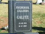 CALITZ Frederick Cilliers 1955-2009