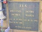 ELS Johannes Jacobus 1924-2002 & Jacoba Maria 1936-