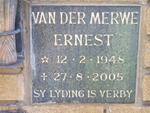 MERWE Ernest, van der 1948-2005