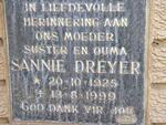 DREYER Sannie 1925-1999