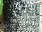 ODENDAAL Anna Catharina 1937-2010