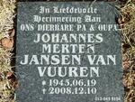 VUUREN Johannes Merten, Jansen van 1945-2008