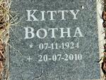 BOTHA Kitty 1924-2010