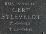 BYLEVELDT Gert 1935-1986