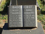 BADENHORST Wessel Johannes 1910-1982 & Maria Magdalena 1912-1996