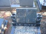 ROUX Stollie, le 1917-1985 & Sally -2001