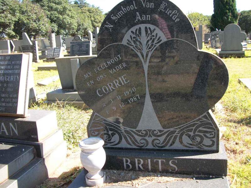 BRITS Corrie 1950-1987
