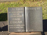 EDGAR David 1898-1961