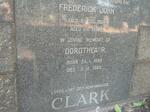 CLARK Frederick John -1954 & Dorothea R. 1890-1968