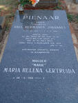 PIENAAR Abel Hermanus Johannes 1914-1999 & Maria Helena Gertruida 1914-