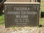 WILKINS Fredrika Johanna Catharina 1894-1976