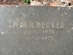 BECKER H.M.R. 1929-1973