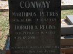 CONWAY Marthinus Petrus 1914-1976 & Dorathea Regina PELSER 1917-2000