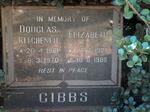 GIBBS Douglas Kitchner 1918-1970 & Elizabeth 1922-1988