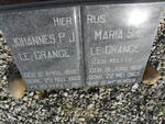 GRANGE Johannes P.J., le 1881-1965 & Maria S.S. MULLER 1891-1965