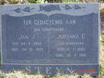 STEYN Jan J. 1852-1933 & Johanna E. SCHEEPERS 1860-1906