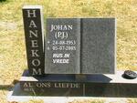 HANEKOM P.J. 1953-2005
