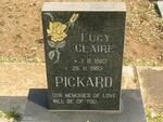 PICKARD Lucy Claire 1982-1983