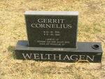 WELTHAGEN Gerrit Cornelius 1956-2003