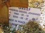 GREEF Andries Wessel Johannes 1983-2010
