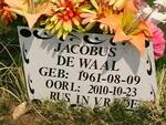 WAAL Jacobus, de 1961-2010