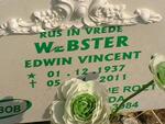 WEBSTER Edwin Vincent 1937-2011