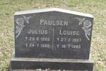 PAULSEN Julius 1908-1980 & Louise 1907-1980