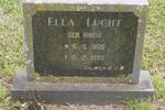 LUCHT Ella nee RINGO 1909-1990