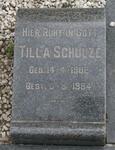 SCHULZE Tilla 1902-1984