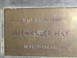 HAY Alexander 1927-1981