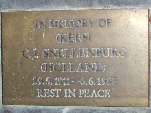 SNELLENBURG C.J. 1911-1985