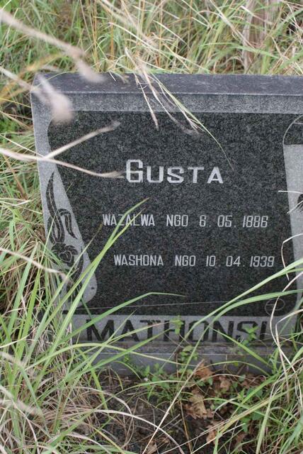 MATHONSI Gusta 1886-1939