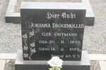 DROGEMOLLER Johanna nee ORTMANN 1899-1975