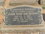 HEERDEN Johan Adam, van 1894-1960