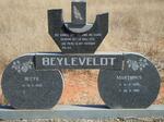 BEYLEVELDT Marthinus 1935-1989 & Hettie 1942-