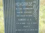 HENDRIKSE Egbert J.J. 1908-1968