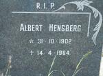 HENSBERG Albert 1902-1964