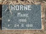 HORNE Marie 1966-1981