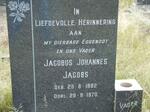 JACOBS Jacobus Johannes 1882-1970