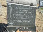 JONKER Petronella Jacoba 1918-1978