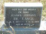 LANGE Susara Johanna, de 1927-1984